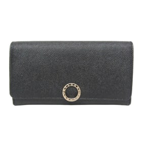 Bvlgari Bvlgari Bvlgari Women's Leather Long Wallet (bi-fold) Black