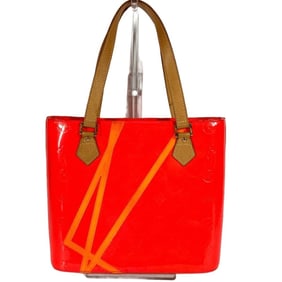 LOUIS VUITTON M91933 Monogram Vernis Fleur Houston Tote Bag, Shoulder Canvas, Men's/Women's,