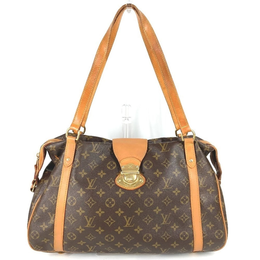 LOUIS VUITTON M51188 Monogram Stresa GM Shoulder Bag in Canvas, Brown, Women's (1 of 15)