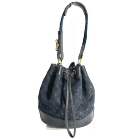 LOUIS VUITTON M92687 Monogram Mini Noelie Shoulder Bag, Canvas, Navy
