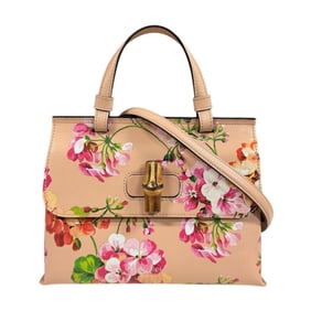 Gucci Daily Bamboo Shoulder Bag, Leather, 370831, Multicolor, Women's, GUCCI 2-way