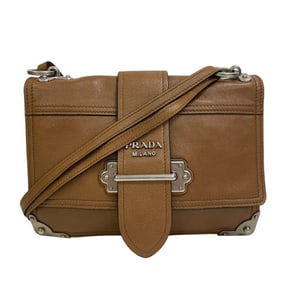 PRADA 1BD095 2-way shoulder bag for women, brown