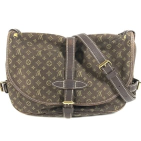 LOUIS VUITTON M95227 Monogram Minilan Saumur 30 Crossbody Flap Shoulder Bag in Canvas, Women's,
