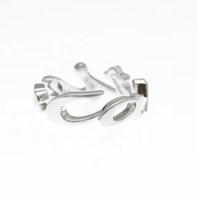 Cartier Signature Ring White Gold (18K) Fashion No Stone Band Ring Silver