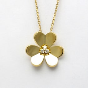 Van Cleef & Arpels Frivole Diamond Necklace, Large Size VCARC96800 Yellow Gold (18K) Diamond