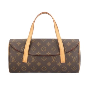 Louis Vuitton Sonatine Monogram Canvas Handbag M51902 Brown Women's LOUIS VUITTON