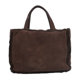 Chanel handbag, mouton brown, women's, CHANEL