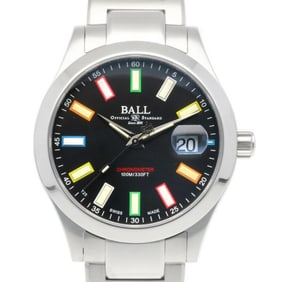 Ball Marvelite Chronometer Rainbow Watch, Stainless Steel, NM9026C-S33CJ-BK, Automatic, Overhauled