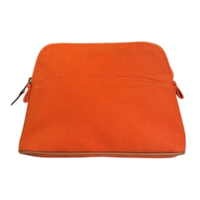 Hermes Bolide Mini Pouch, Cotton Canvas, H103773, Women's, HERMES