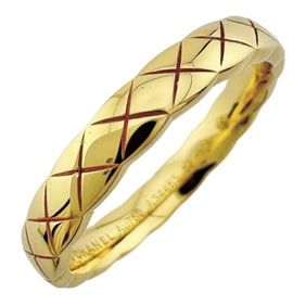 Chanel Coco Crush Ring, Size 11.5, 18k Gold, Women's, CHANEL