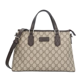 Gucci GG Supreme Shoulder Bag, Canvas 429019, Beige, Women's, GUCCI 2-Way