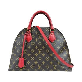 Louis Vuitton Alma Into Monogram Canvas Shoulder Bag M41779 Brown Women's LOUIS VUITTON 2-Way