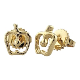 Tiffany & Co. Apple Earrings, 18k Gold, Women's, TIFFANY