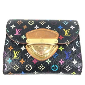 LOUIS VUITTON M60282 Monogram Multicolore Portefeuille Joy Compact Wallet, Tri-fold Canvas, Women's,