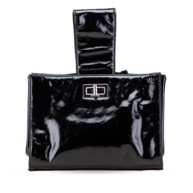 CHANEL 2.55 Handbag in Black Patent Leather for Women