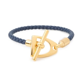 Hermes Etrier Navy Swift Bracelet HERMES