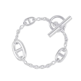 Hermes Chaine d'Ancre Farandole Bracelet in 925 Sterling Silver, Size ST