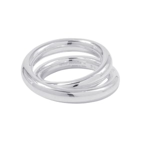 Hermes Vertige Ring, SV925 Silver, Ring Size 56, HERMES