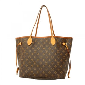 Louis Vuitton Monogram Neverfull MM Tote Bag M40156 Brown Women's