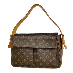 Louis Vuitton Monogram Viva Cite GM Shoulder Bag M51163 Brown Women's