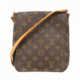 Louis Vuitton Monogram Musette Salsa Short Strap Shoulder Bag M51258 Brown Women's