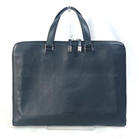 DIOR HOMME Dior Homme Handbag Tote Bag Logo Business Leather Men's Black