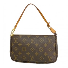 Louis Vuitton Monogram Pochette Accessoires M51980 Brown Women's Pouch