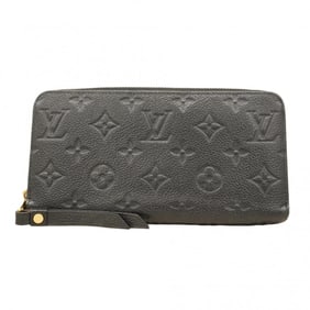 Louis Vuitton Monogram Empreinte Zippy Wallet M60571 Noir Women's Long