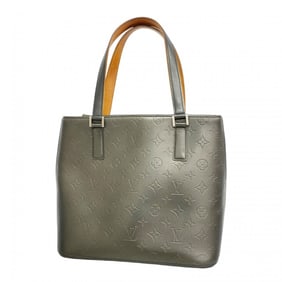 Louis Vuitton Monogram Matte Stockton Tote Bag M55112 Noir Women's