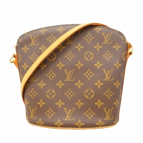 Louis Vuitton Monogram Drouot Shoulder Bag M51290 Brown Women's