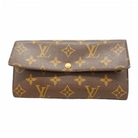 Louis Vuitton Monogram Portefeuille Sarah Long Wallet M61734 Brown Women's