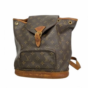 Louis Vuitton Monogram Montsouris MM Backpack M51136 Brown Women's