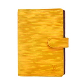 Louis Vuitton Epi Agenda PM Planner Cover R20059 Jaune Women's