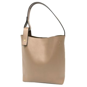 LOEWE Asymmetric Shoulder Bag 387.95.N92 Leather Top-Proof Loewe