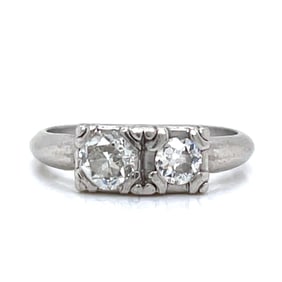 Art Deco Platinum Diamond Ring