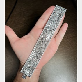 Platinum 44.00 Ct. Diamond Bracelet