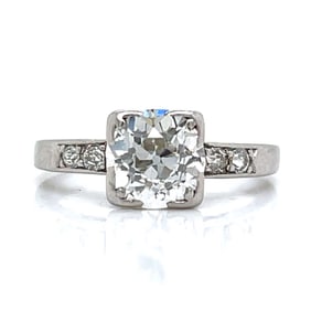 Art Deco Platinum 1.50 Ct. Diamond Ring