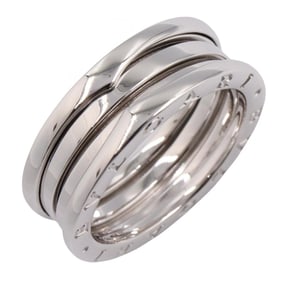 BVLGARI B-zero1 3-Band Ring in 18K White Gold for Men and Women, Silver, 346583