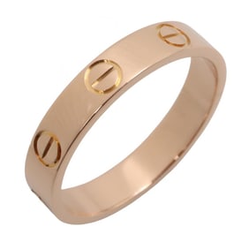 Cartier Mini Love Ring, 18K Pink Gold, Women's, B4085200