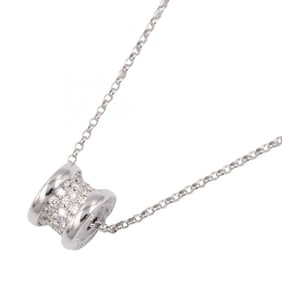 BVLGARI B-zero1 Diamond Necklace in 18K White Gold (Silver or Clear), 351117