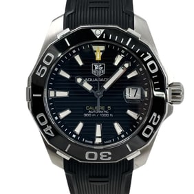 TAG HEUER Aquaracer Calibre 5 WAY211A.FT6068 Men's Automatic Watch with Stainless Steel and Rubber,