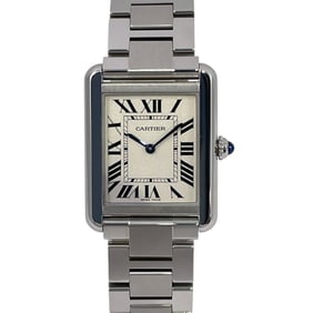 CARTIER Tank Solo SM W5200013 Stainless Steel Women's Quartz Watch