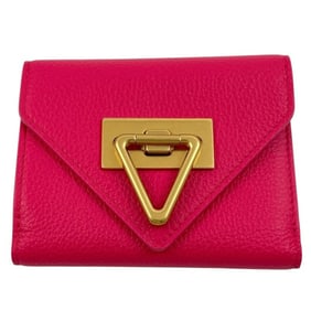 BOTTEGA VENETA Saint Germain Mini Wallet 666949V12M1, Tri-fold Leather Wallet, Women's, Pink