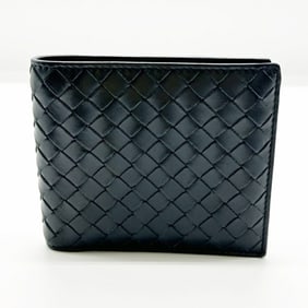 Bottega Veneta Men's Navy Bifold Wallet 113993