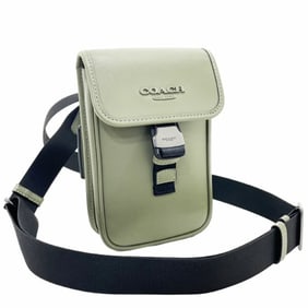 Coach Racer Phone Crossbody Shoulder Bag, Military Green Leather, CT886. Also available: mini