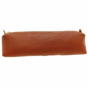Coach Pencil Case, Old Mini Leather, Tan and Brown, 7244, COACH Pouch, Pen Multi-Pouch, KAH-10274