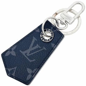 Louis Vuitton Monogram Eclipse Enchape Keychain in Black, MP1795, LOUIS VUITTON Charm, Bag Key,