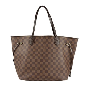 Louis Vuitton Damier Neverfull MM Handbag in Ebene Canvas, Women's, N51105 z7306