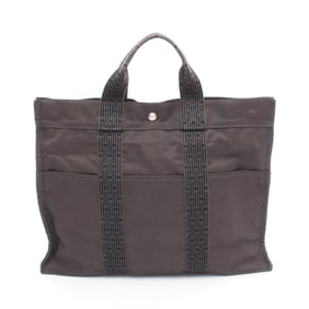 Hermes Hermès Air Line MM Tote Bag, Canvas/Nylon Canvas, Men's/Women's, Gray