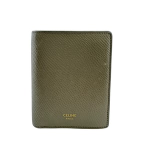 CELINE 10E493BEL Compact Bifold Wallet, Gray